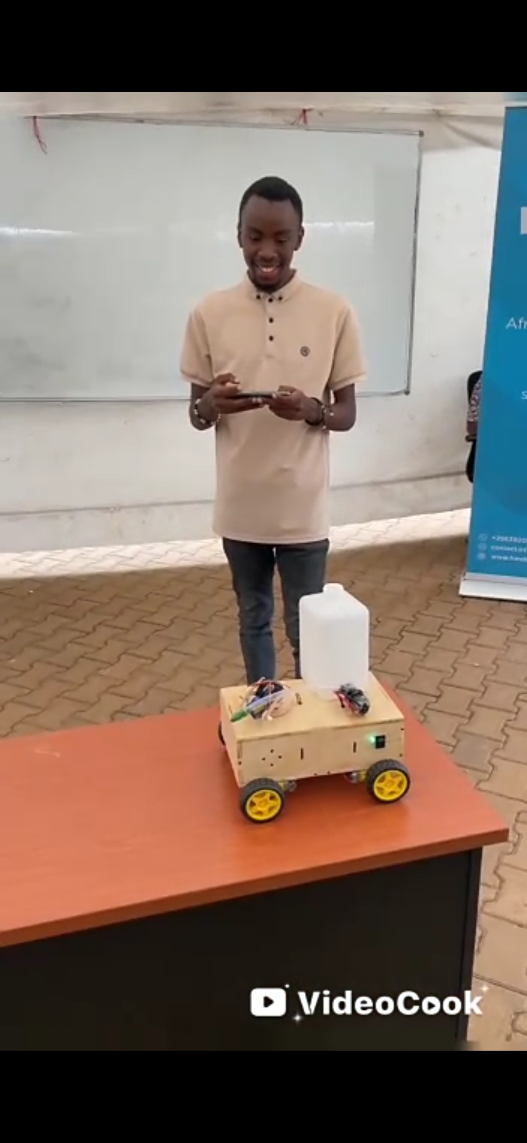 Crop spraying Robot 